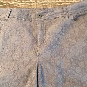 Chico’s pants, brown brocade, size 2 in Chico’s